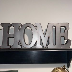 HOME letters for shelf or hanging decor